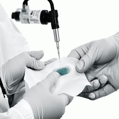 Black and white image of quality in wound care-1-1