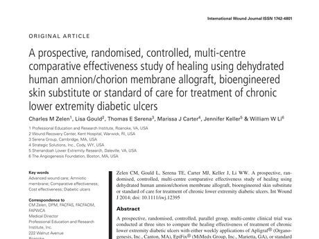 First page of A prospective, randomised, controlled, multi-centre comparative effectiveness study of hea