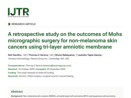 First page of A retrospective study on the outcomes of Mohs micrographic surgery for non-melanoma skin c